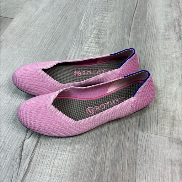 Rothys The Flat In Begonia Pink Rare Size 8 - Picture 2 of 8